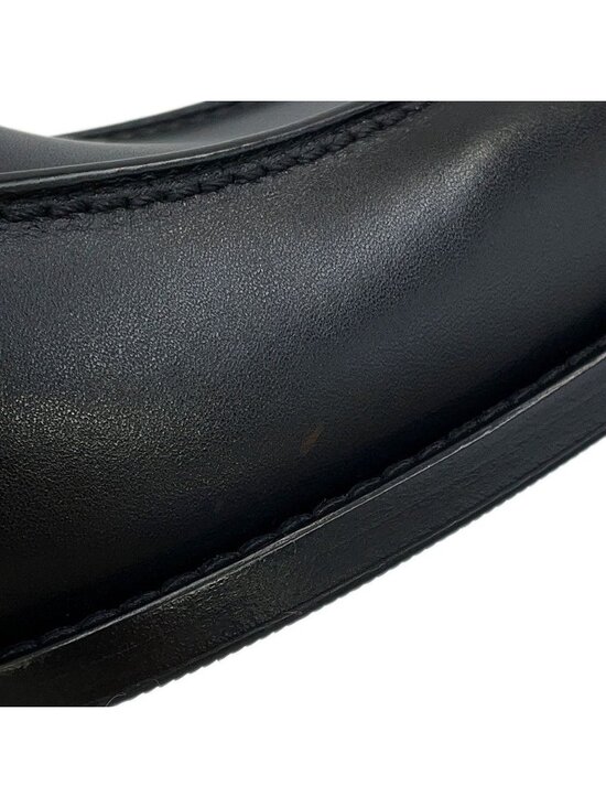 Hermes Loafers Moccasins Honore Calf Leather 40 Shoes Black main image 10